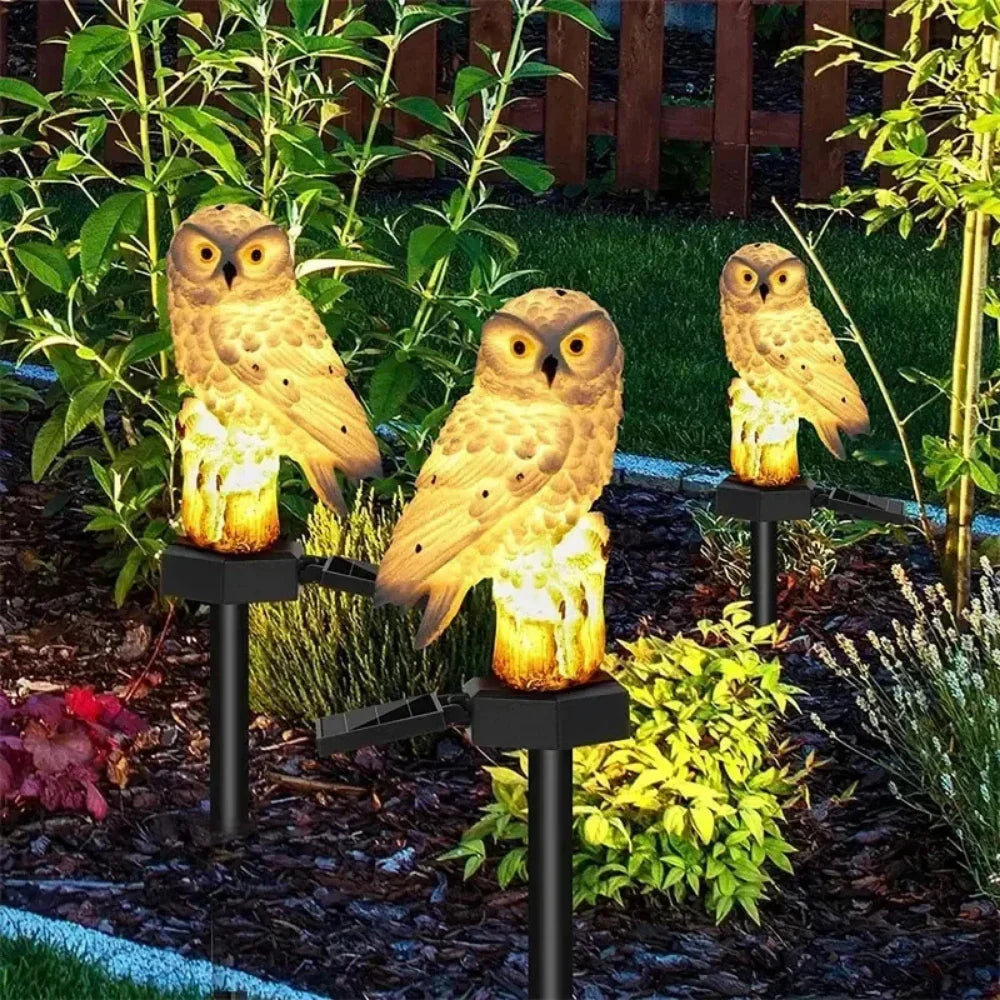LumaEule® Solar-Gartenlampe